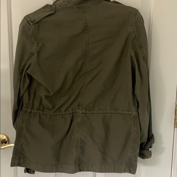 women’s olive green utility jacket - Picture 5 of 5
